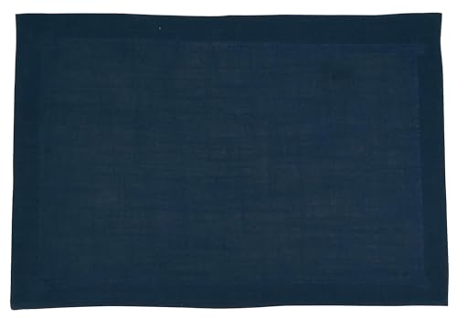 Fennco Styles Pleated Design Placemats 13" W X 19" L, Set of 4