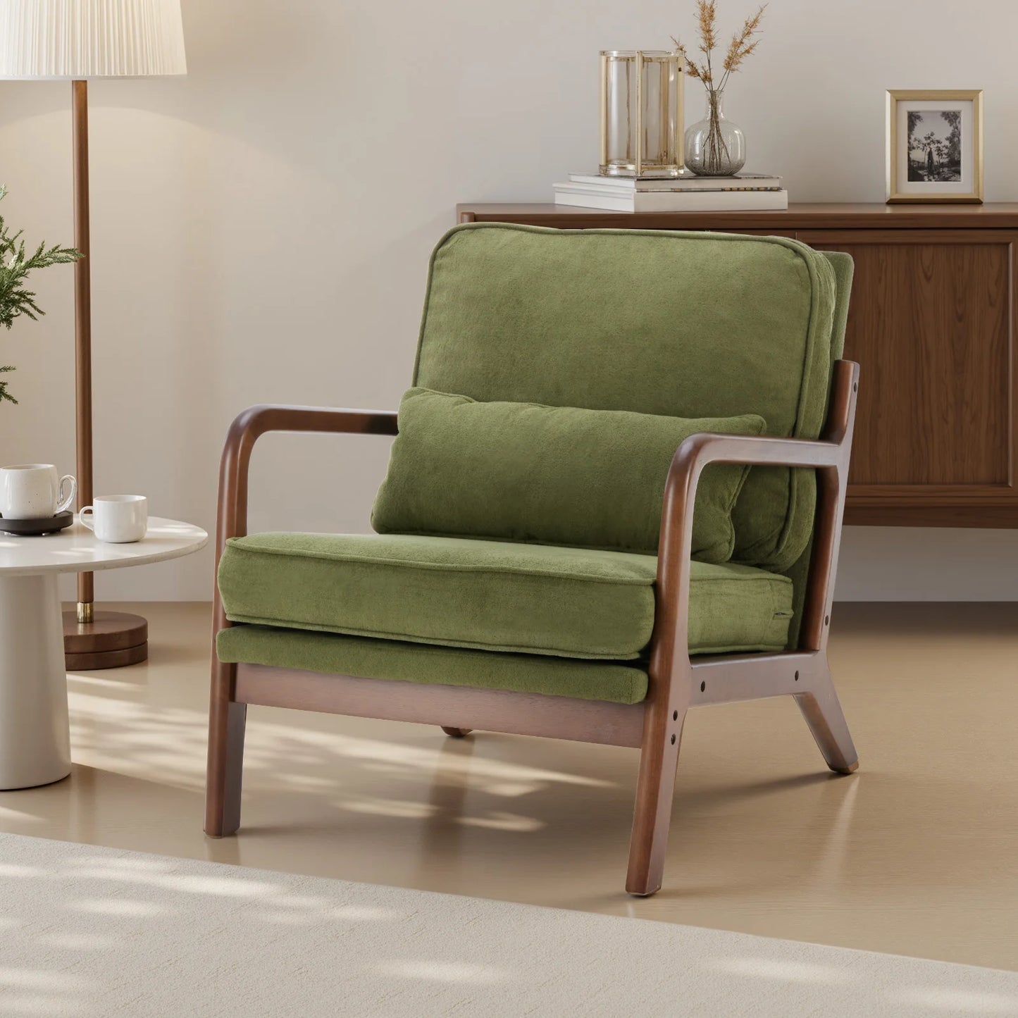 Mid-Century Upholstered Accent Chair