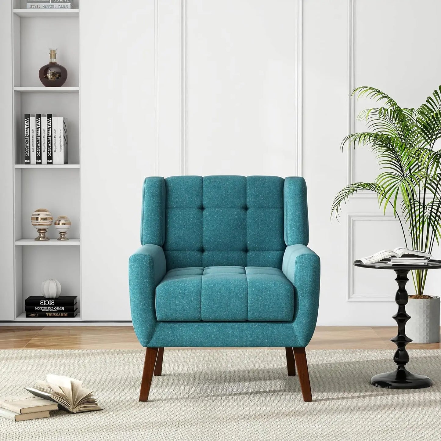 Modern PU Leather Accent Chair