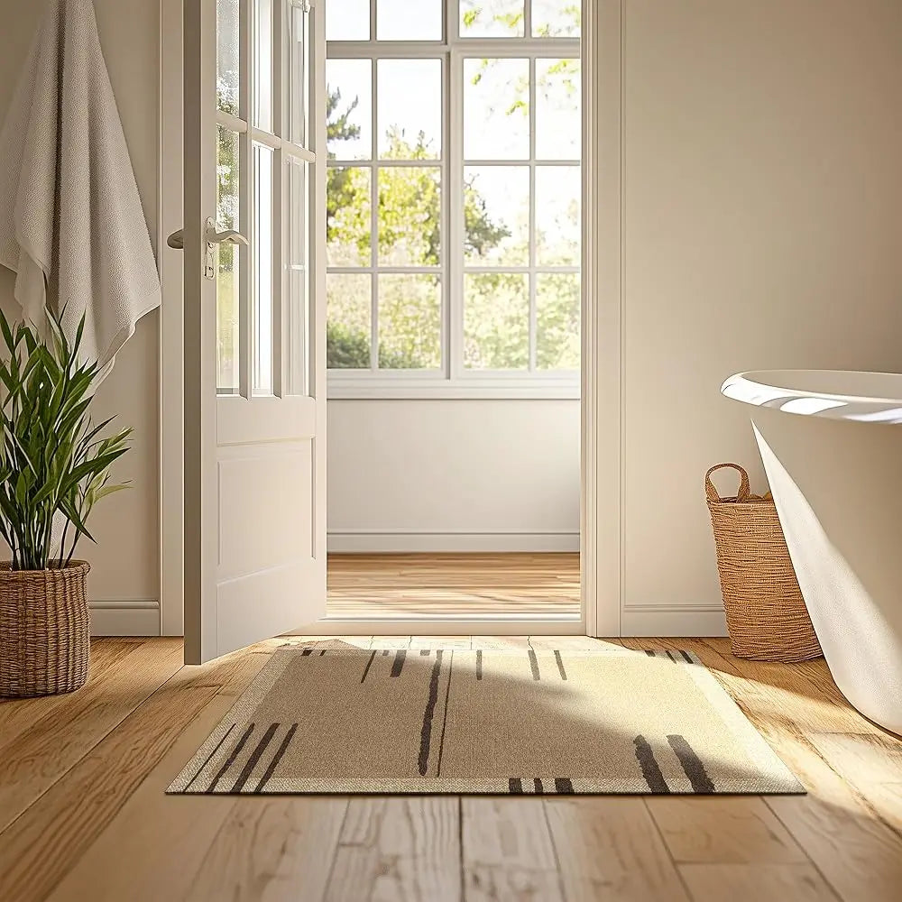 Washable Faux Jute Entryway Rug (2' x 3')