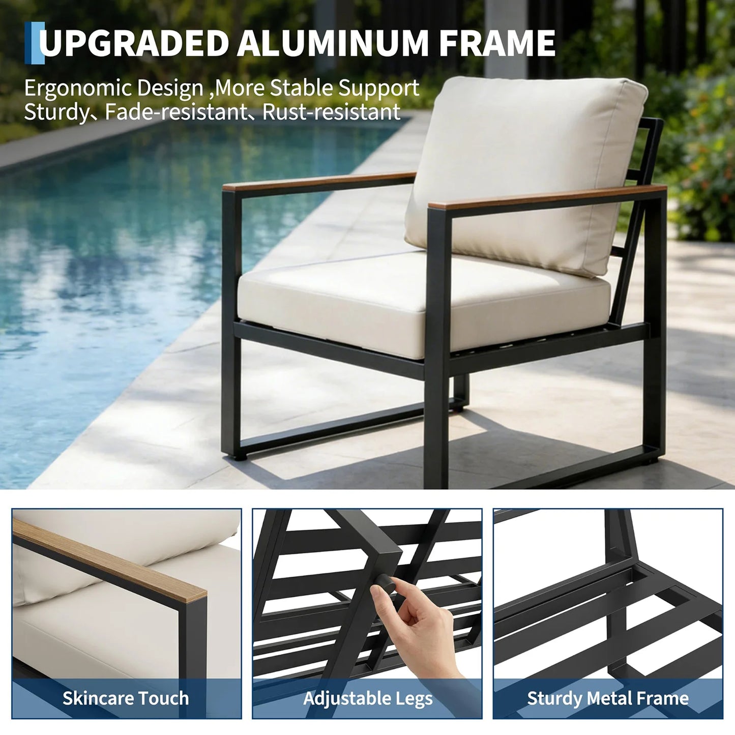 4-Piece Outdoor Lounge Set