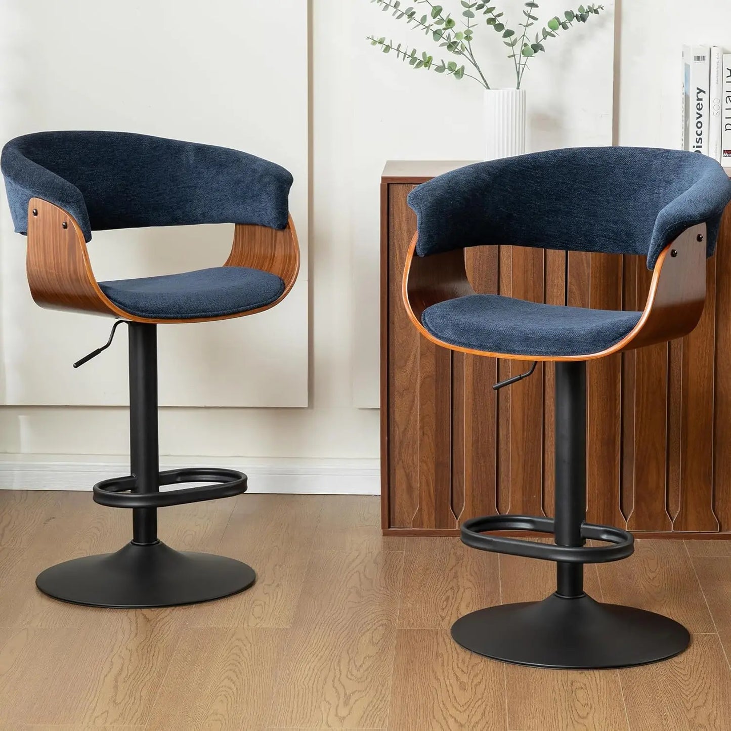 Adjustable Swivel Bar Stools (Set of 2)
