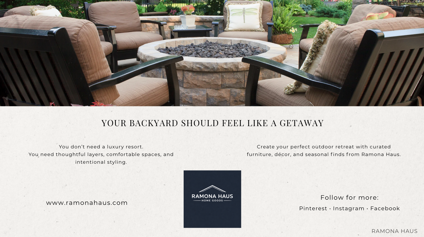 The Backyard Oasis Formula | Digital Style Guide