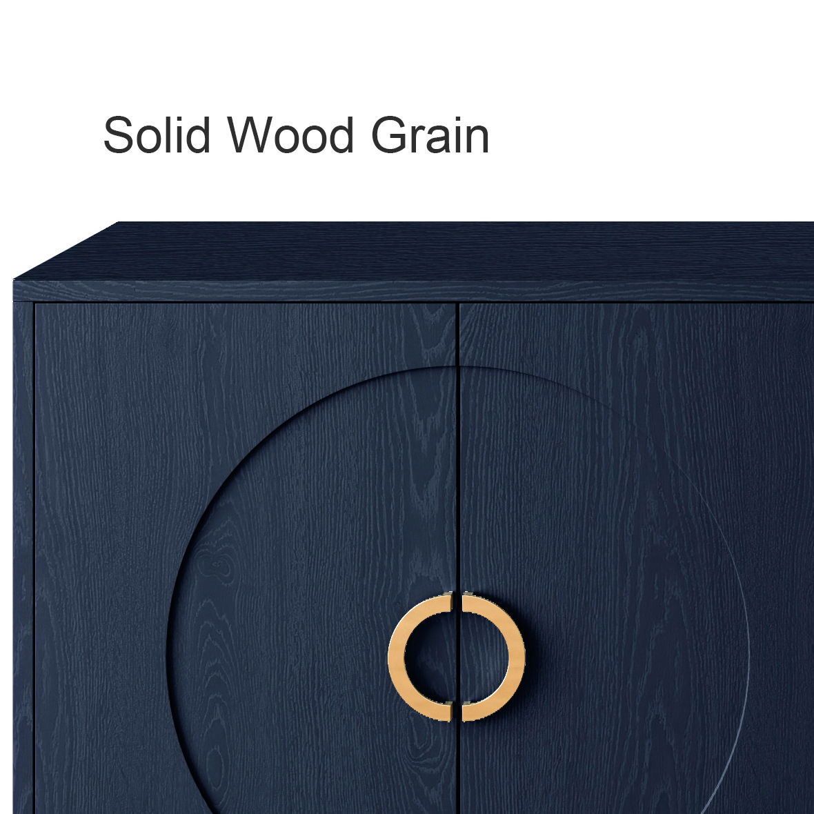 Modern Lacquered 4 Door Wooden Cabinet Sideboard Buffet