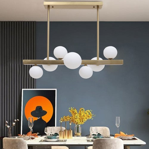 Modern Glass Globe Pendant Light Fixture