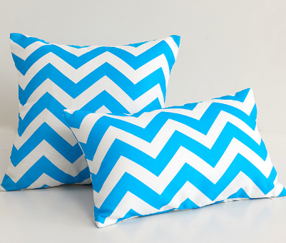 2 size options Stripes/Waving Outdoor Waterproof Pillow (With Insert) waterproof outdoor throw pillow, great for your outdoor furniture