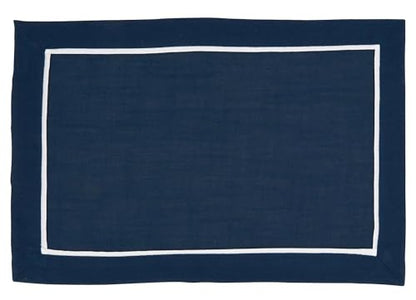 Fennco Styles Pleated Design Placemats 13" W X 19" L, Set of 4