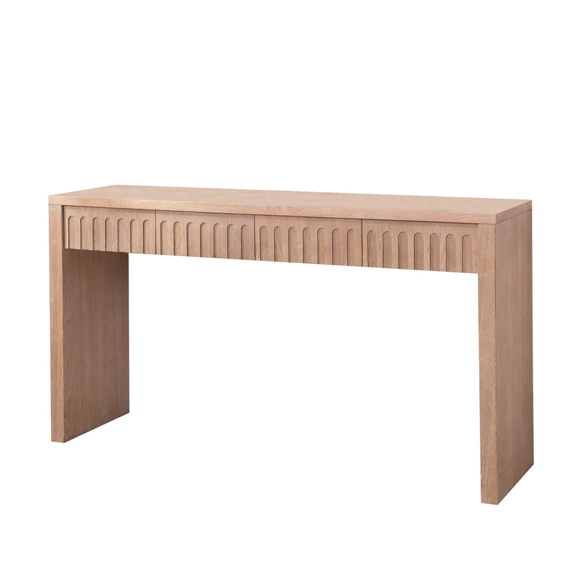 Modern Console Table With 4 Drawers, Entryway Table