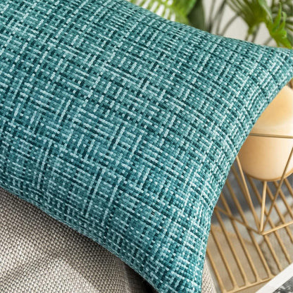 Premium Outdoor Waterproof Throw Pillow cover and Insert 2 sizes bright colors