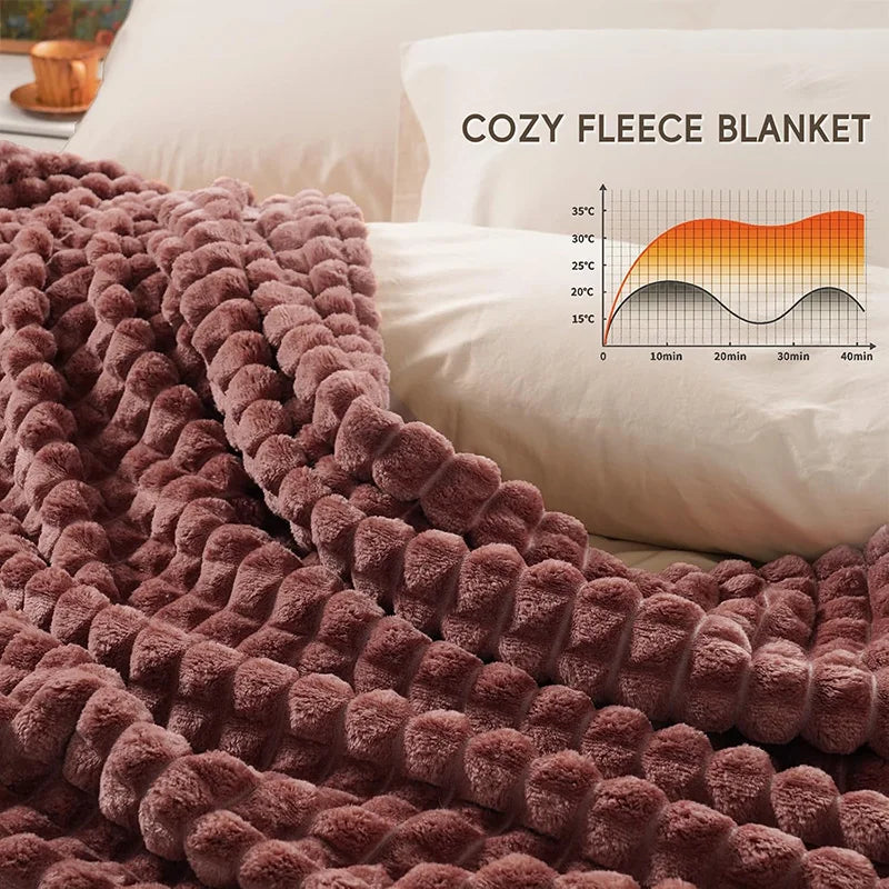 Soft & Cozy Plush Fleece Throw Blanket