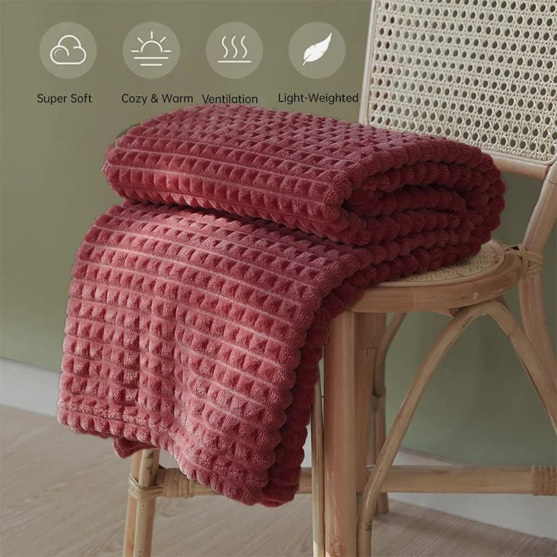 Soft & Cozy Plush Fleece Throw Blanket