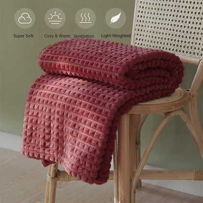 Soft & Cozy Plush Fleece Throw Blanket