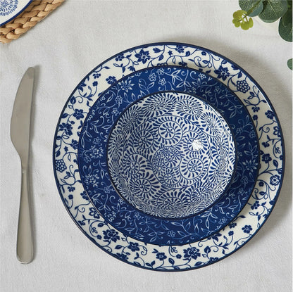 12-Piece Porcelain Dinnerware Set for 4