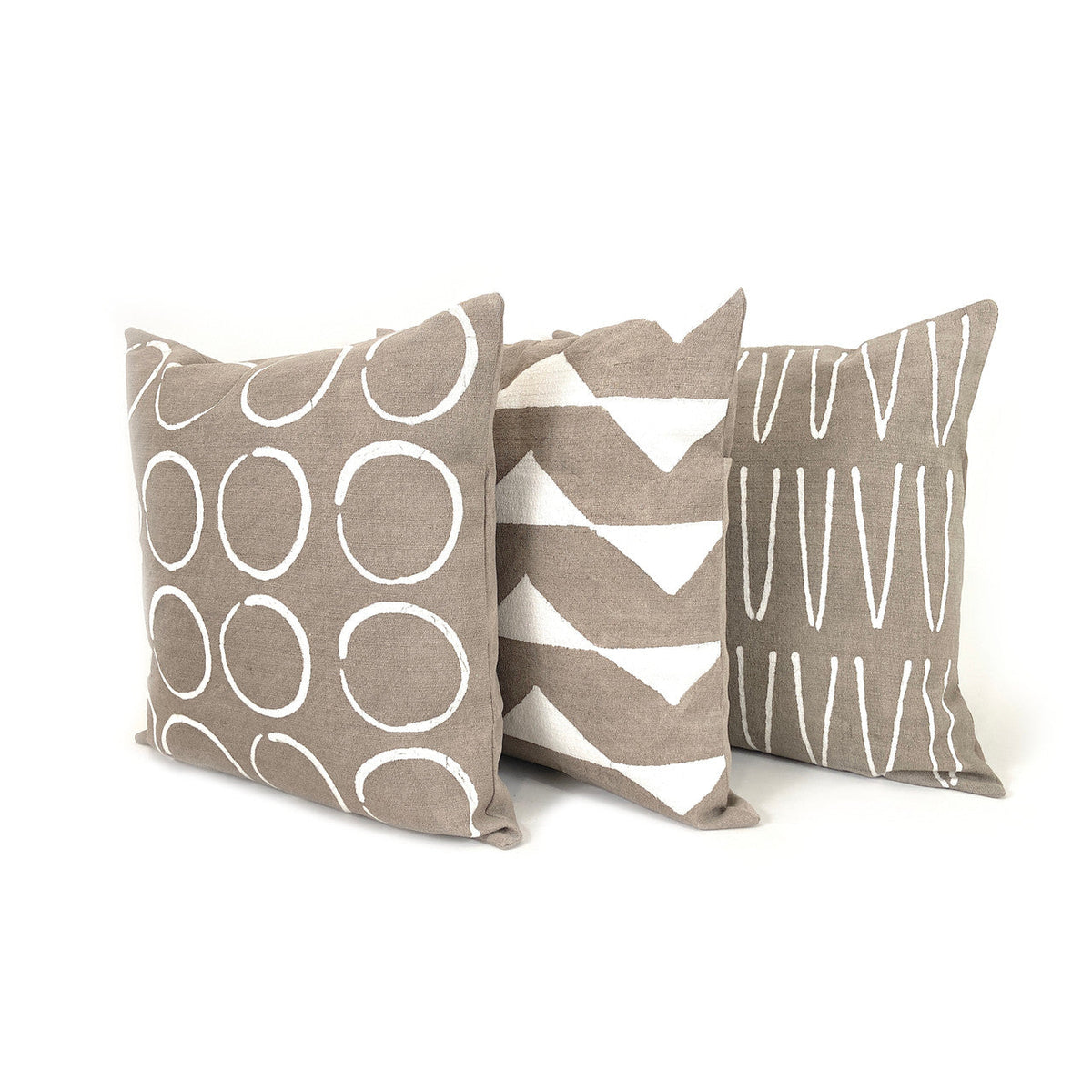 Sadza Lines Pillow Cover - Savanna Beige