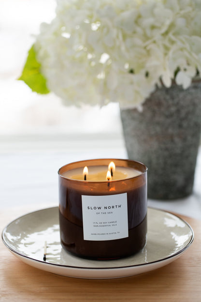 Of The Sea (Eucalyptus + Lavender + Peppermint) - Signature 3-Wick Candle