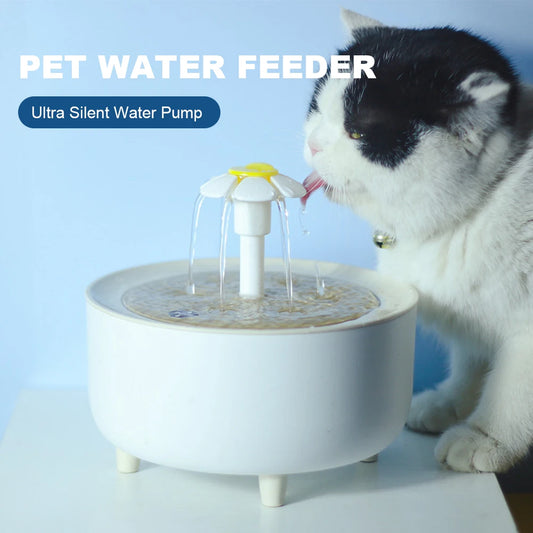 Ultra-Quiet Multi-Flow Automatic Cat Fountain