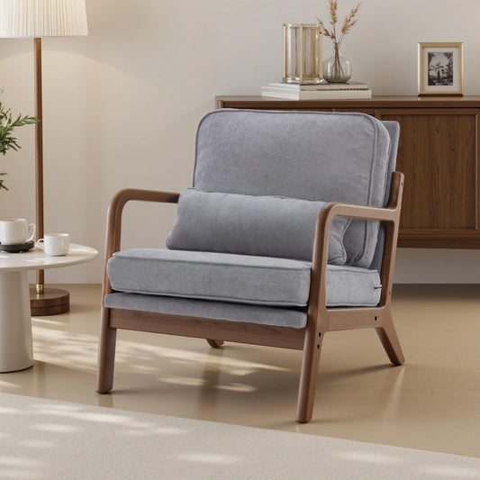 Mid-Century Upholstered Accent Chair