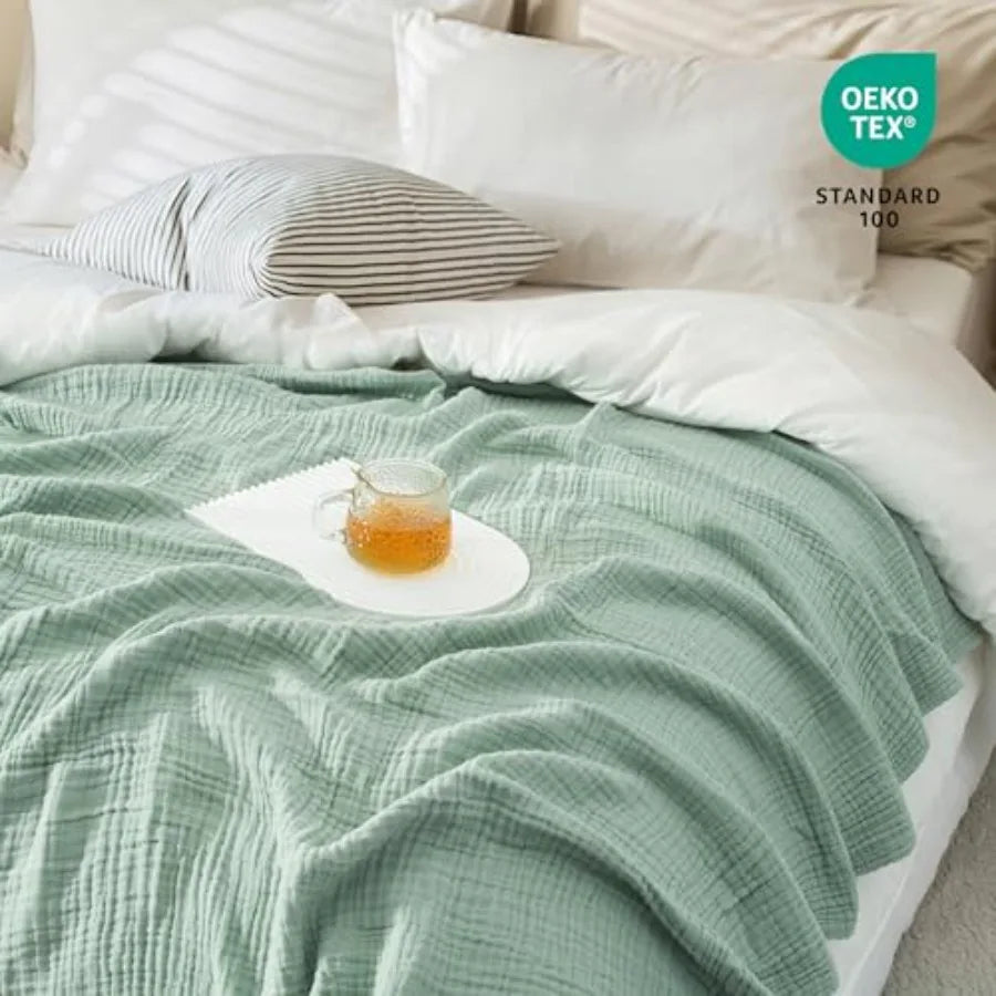 Four-Layer Cotton Muslin Blanket