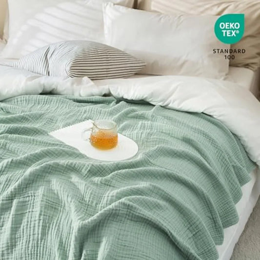 Four-Layer Cotton Muslin Blanket