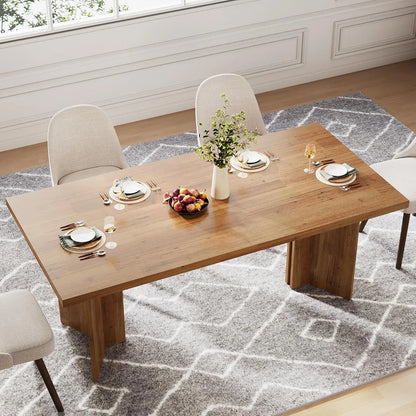 Large Tabletop Dining Table for 4-6