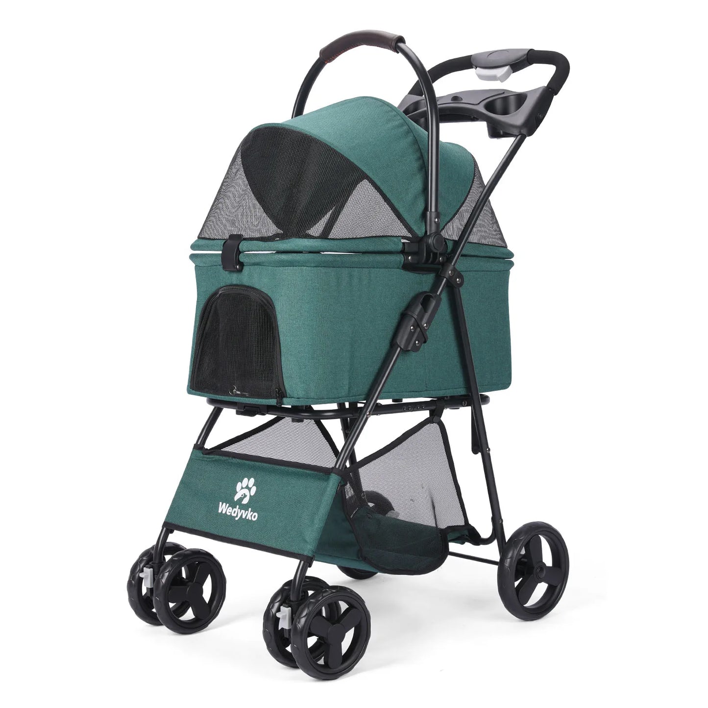 3-in- 1 Waterproof Pet Stroller with Removable Carrier