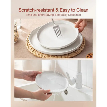 Speckled Stoneware Dinnerware Set With Modern Design