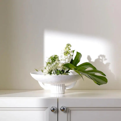 Elegant Resin Pedestal Bowl for Modern Homes