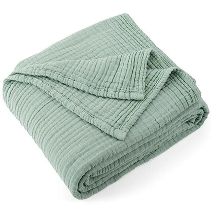 Four-Layer Cotton Muslin Blanket