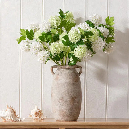 Handcrafted Ceramic Vase with Rustic Textured Finish