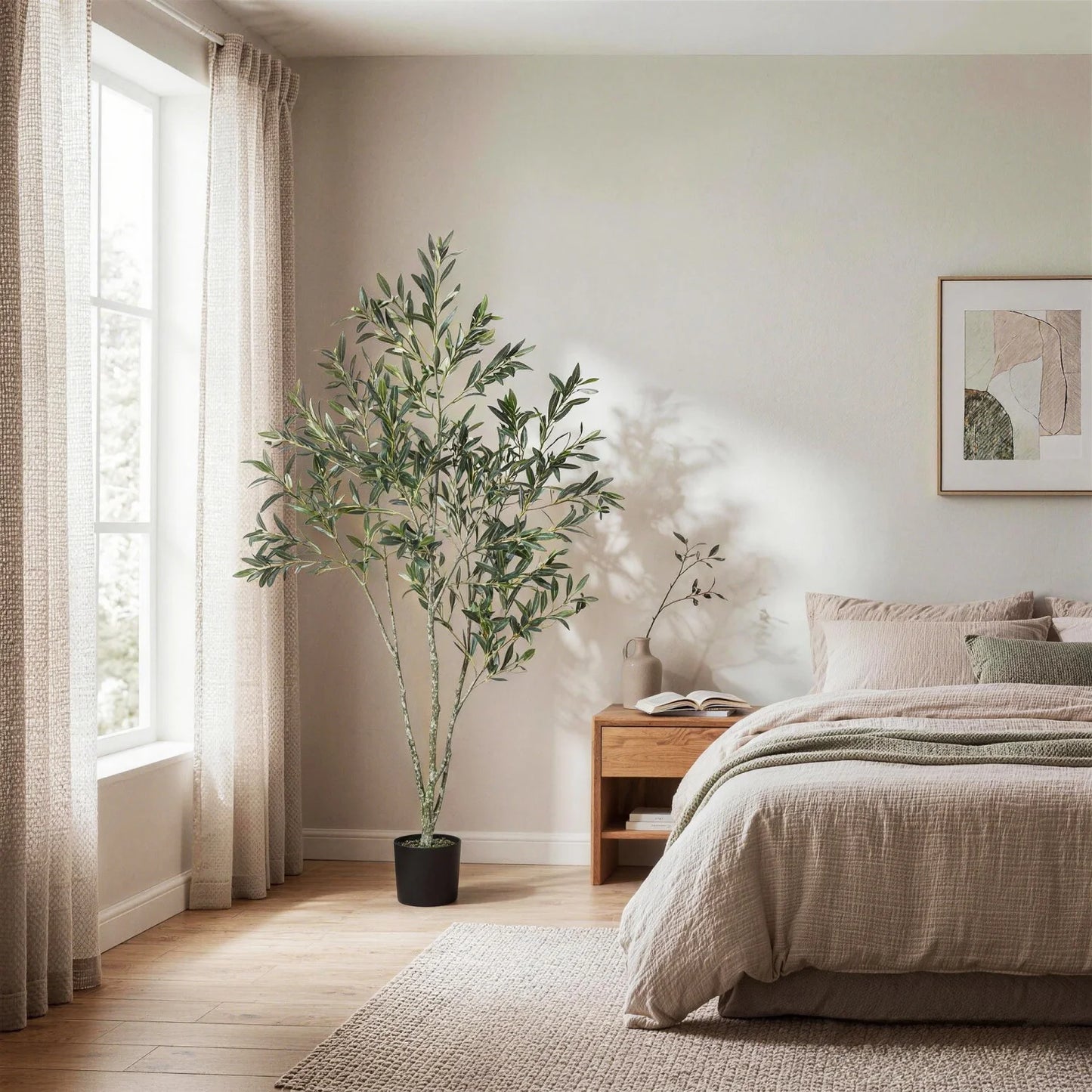 Artificial Olive Tree for Indoor or Outdoor Decor
