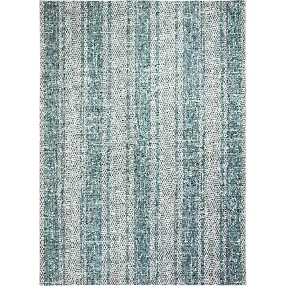 Indoor Outdoor Geometric Area Rug, 9' x 12'