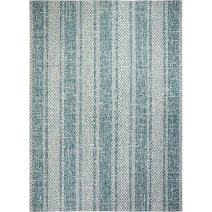 Indoor Outdoor Geometric Area Rug, 9' x 12'