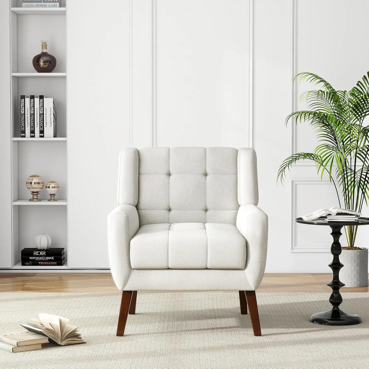 Modern PU Leather Accent Chair