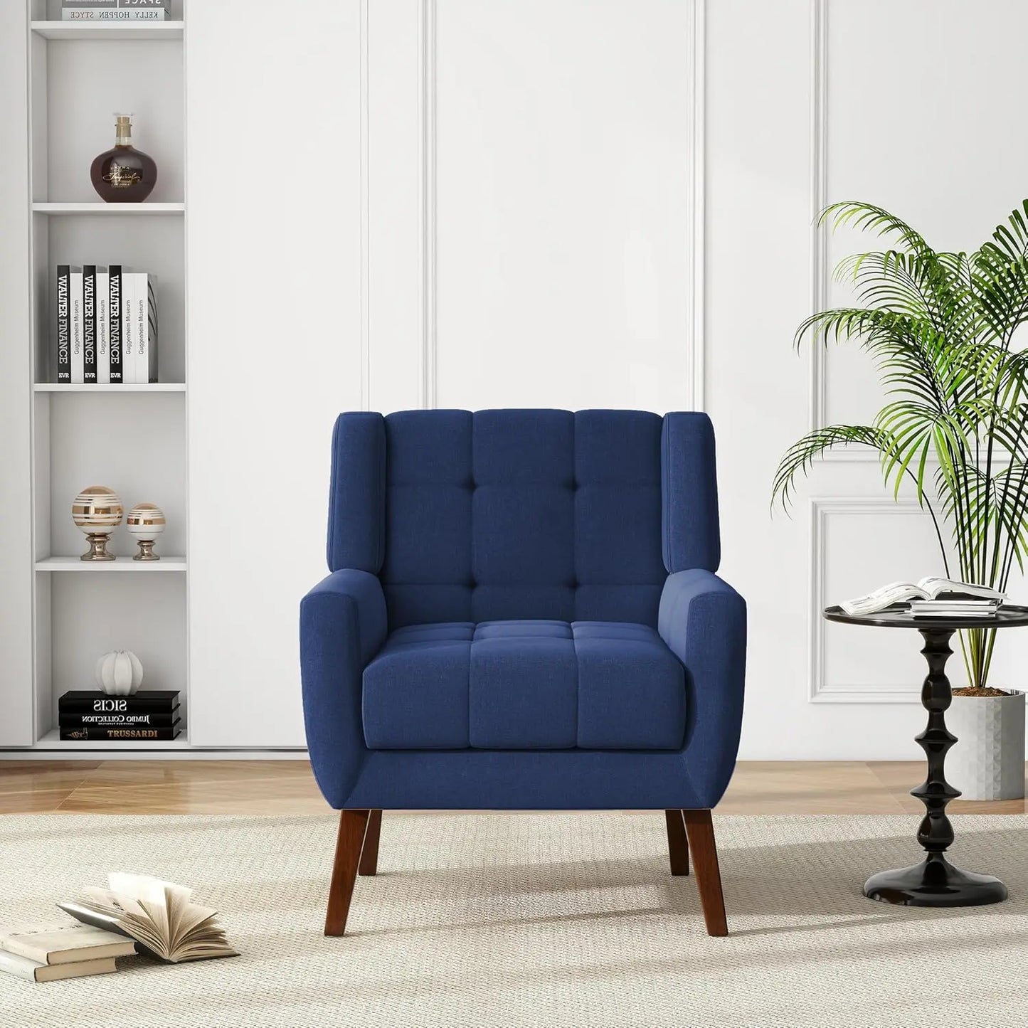 Modern PU Leather Accent Chair