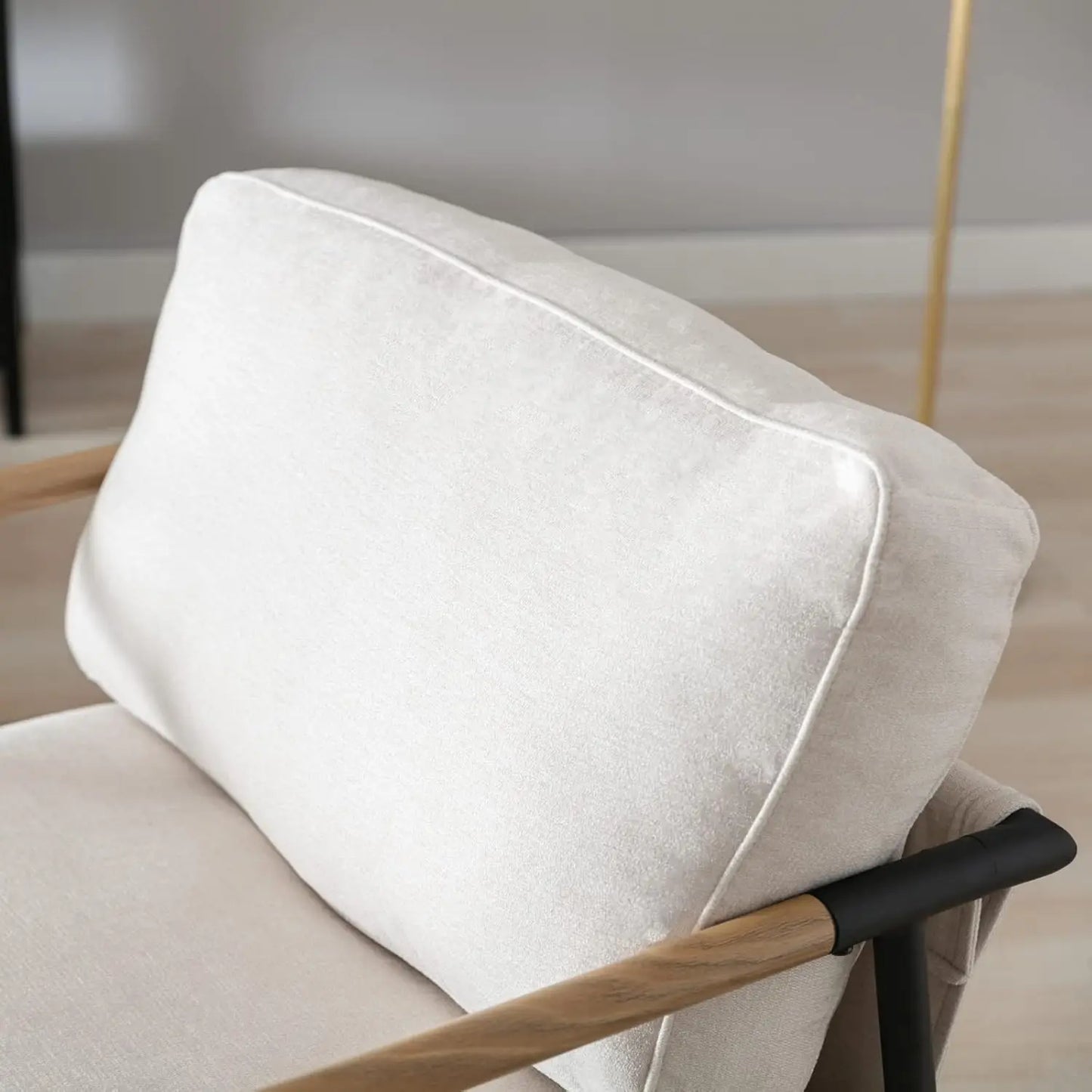 Modern Accent Arm Chair with Cushioned Comfort - Set of 2