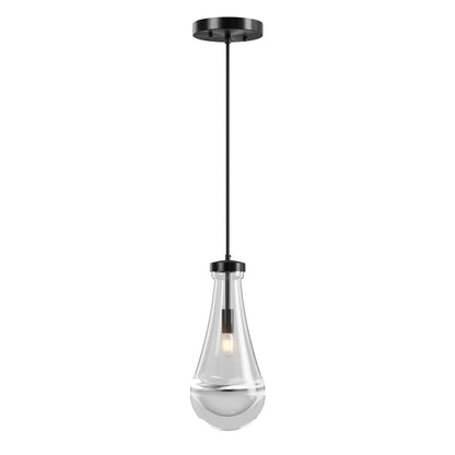 Raindrop Glass Pendant Light with Adjustable Cord