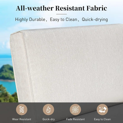 Modular Outdoor Sectional Patio Set with Cushions