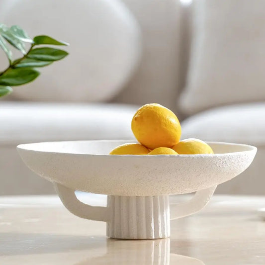 Elegant Resin Pedestal Bowl for Modern Homes