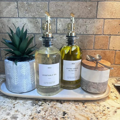 Marble Salt Cellar Set With Stackable Design