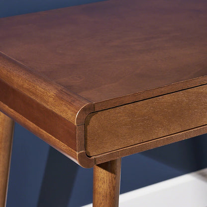Solid Wood Mid-Century Writing Desk