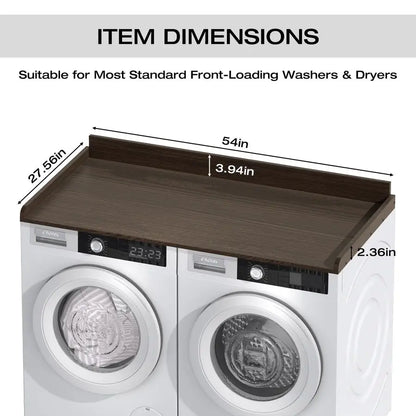 Solid Wood Laundry Countertop For Elevated Utility