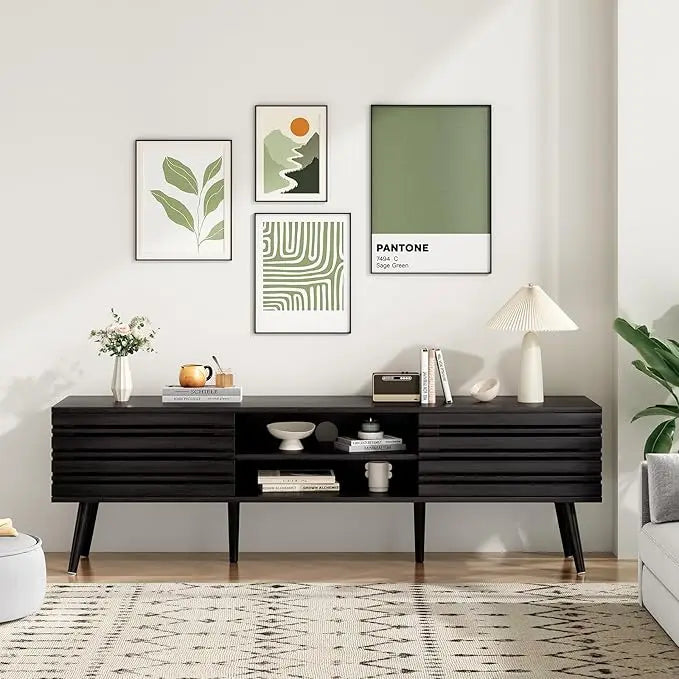 Mid-Century TV Stand with Storage