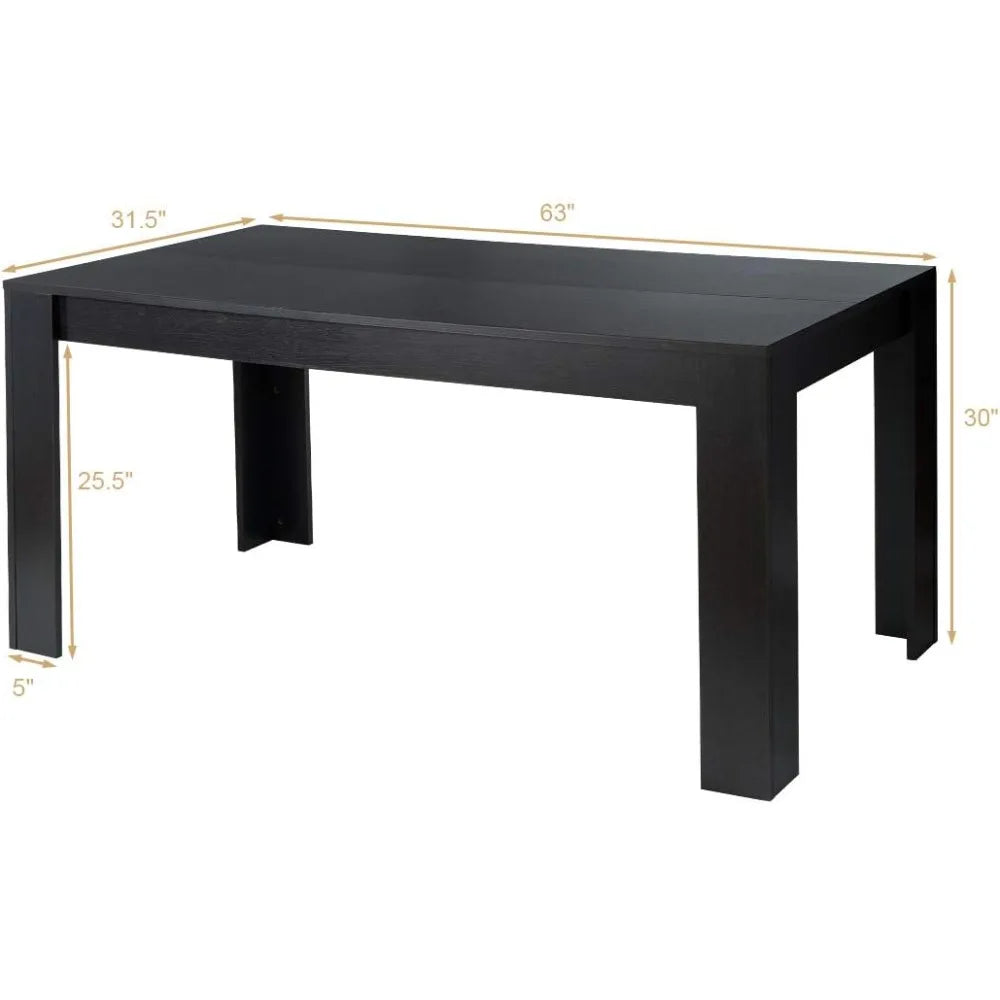 63” Counter Height Dining Table With Versatile Design