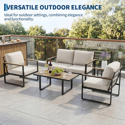 4-Piece Outdoor Lounge Set