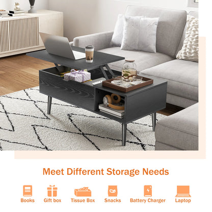 Modern Lift-Top Coffee Table with Storage