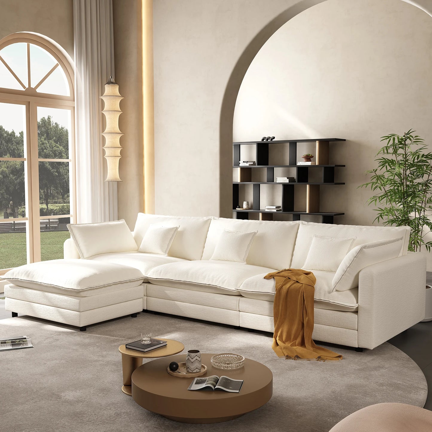 102" Modular Cloud Sectional Sofa
