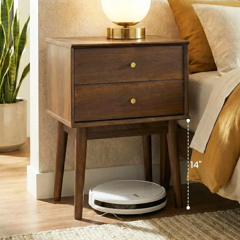 Mid-Century Nightstands Set of 2