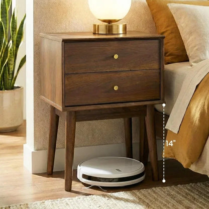 Mid-Century Nightstands Set of 2