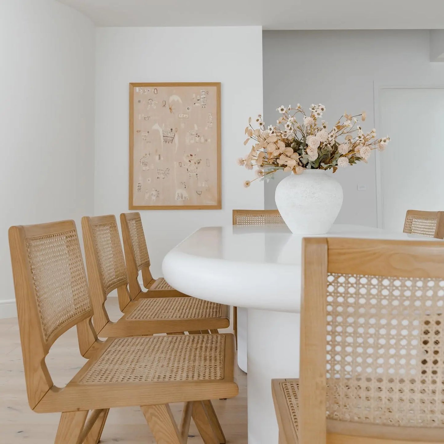 Sculptural Round Vase with Matte Textured Finish