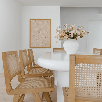 Sculptural Round Vase with Matte Textured Finish